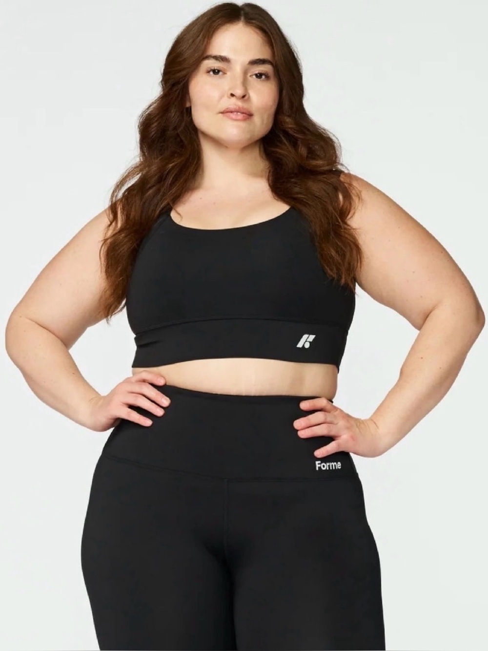 Forme Power Posture Correcting Bra Black XL Athleisure Workout Taylor Swift